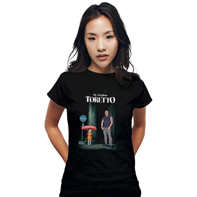 Daily_Deal_Shirts Fitted Shirts, Woman / Small / Black My Neighbor Toretto