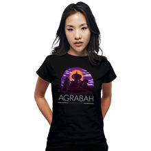 Load image into Gallery viewer, Shirts Fitted Shirts, Woman / Small / Black Agrabah Desert Kingdom
