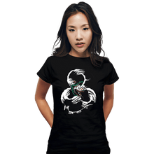 Load image into Gallery viewer, Secret_Shirts Fitted Shirts, Woman / Small / Black Sandworm
