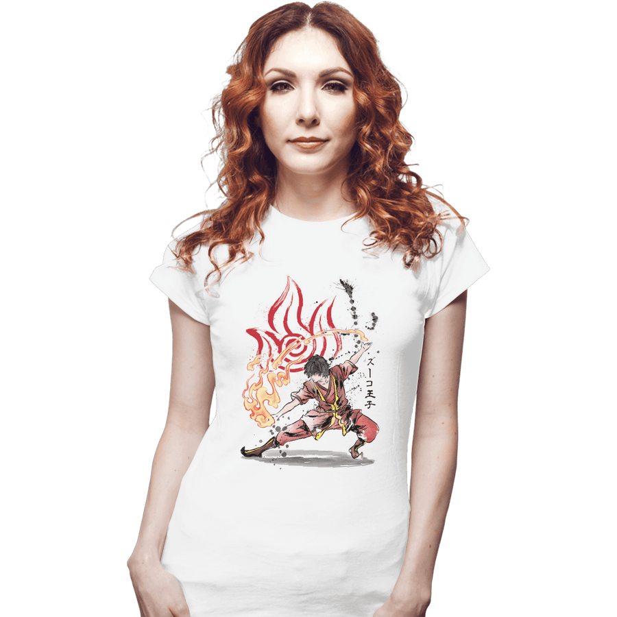 Shirts Fitted Shirts, Woman / Small / White The Power Of The Fire Nation