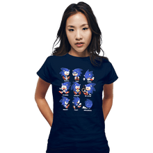 Load image into Gallery viewer, Secret_Shirts Fitted Shirts, Woman / Small / Navy Hedgehog!
