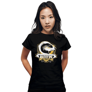 Shirts Fitted Shirts, Woman / Small / Black Hufflepuff Badgers