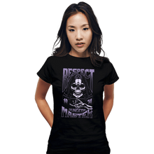 Load image into Gallery viewer, Secret_Shirts Fitted Shirts, Woman / Small / Black Respect The DM
