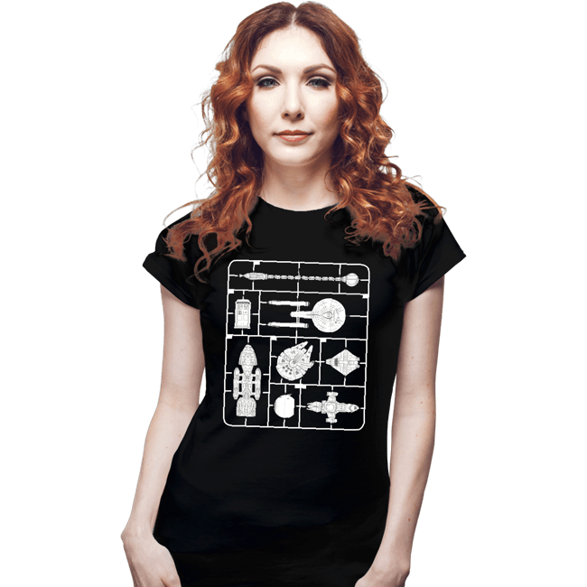 Secret_Shirts Fitted Shirts, Woman / Small / Black Space Battle Kit