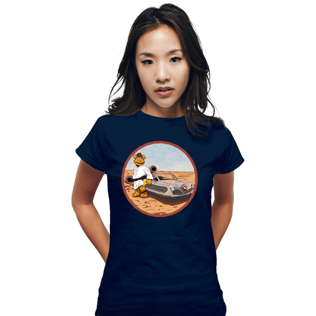 Daily_Deal_Shirts Fitted Shirts, Woman / Small / Navy Luke Skywockawocka