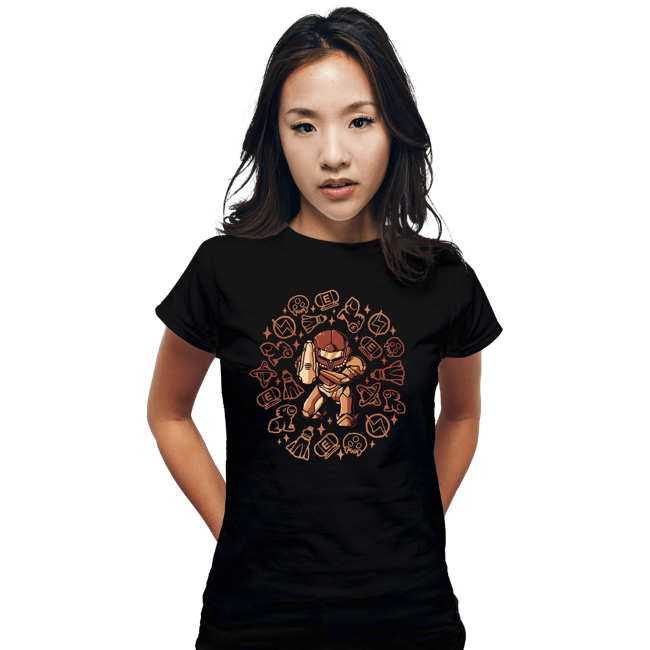 Secret_Shirts Fitted Shirts, Woman / Small / Black Hunter Girl