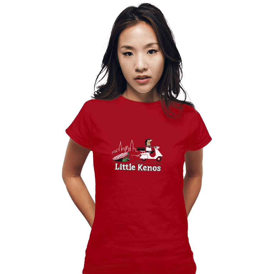 Shirts Fitted Shirts, Woman / Small / Red Little Kenos