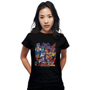 Shirts Fitted Shirts, Woman / Small / Black Good Vs Evil 90s