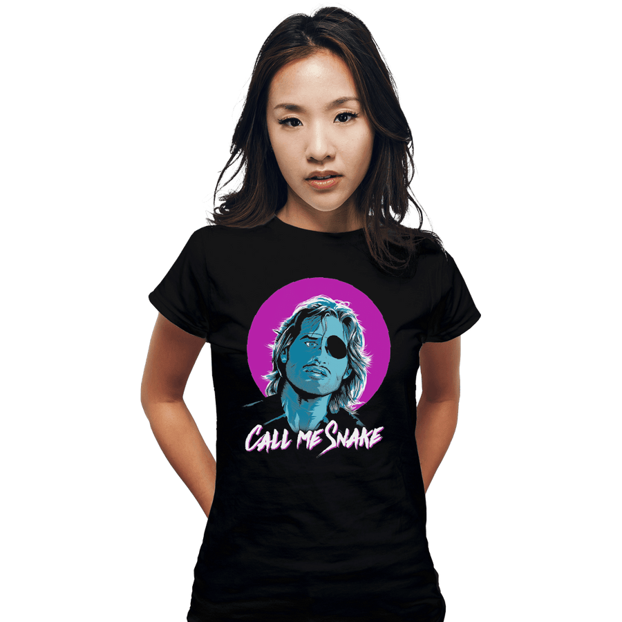 Shirts Fitted Shirts, Woman / Small / Black Call Me Snake