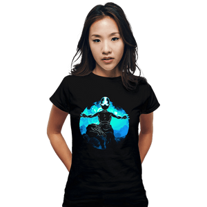 Daily_Deal_Shirts Fitted Shirts, Woman / Small / Black Air Bender Orb