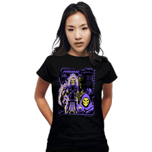Load image into Gallery viewer, Daily_Deal_Shirts Fitted Shirts, Woman / Small / Black Emperor Skull Manga
