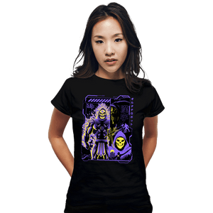 Daily_Deal_Shirts Fitted Shirts, Woman / Small / Black Emperor Skull Manga