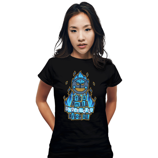 Daily_Deal_Shirts Fitted Shirts, Woman / Small / Black Small Underworld