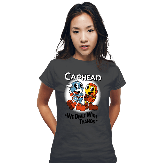 Daily_Deal_Shirts Fitted Shirts, Woman / Small / Charcoal Caphead