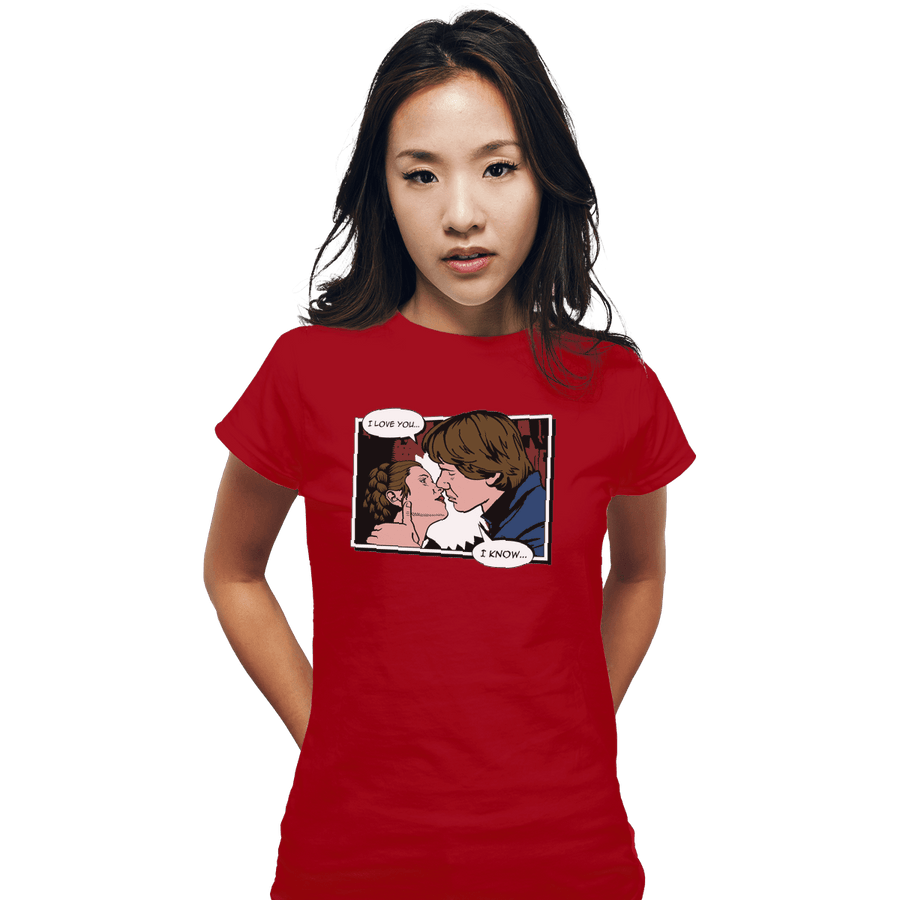 Shirts Fitted Shirts, Woman / Small / Red Rebelstein Kiss