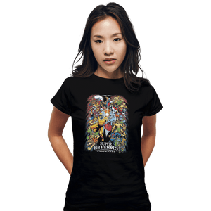 Shirts Fitted Shirts, Woman / Small / Black Super HB Heroes