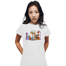 Load image into Gallery viewer, Secret_Shirts Fitted Shirts, Woman / Small / White King Of The Hill Couch
