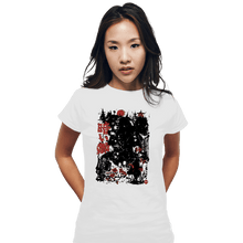 Load image into Gallery viewer, Daily_Deal_Shirts Fitted Shirts, Woman / Small / White Vader Shogun
