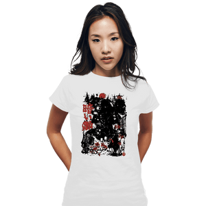 Daily_Deal_Shirts Fitted Shirts, Woman / Small / White Vader Shogun