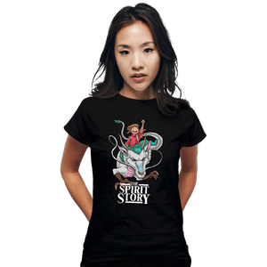 Secret_Shirts Fitted Shirts, Woman / Small / Black The Spirit Story