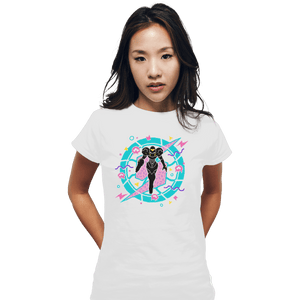 Shirts Fitted Shirts, Woman / Small / White 90's Samus