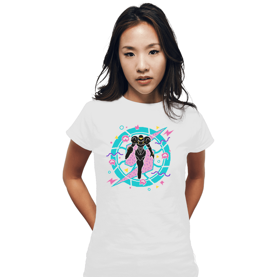 Shirts Fitted Shirts, Woman / Small / White 90's Samus