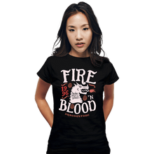 Load image into Gallery viewer, Shirts Fitted Shirts, Woman / Small / Black House Of Dragons
