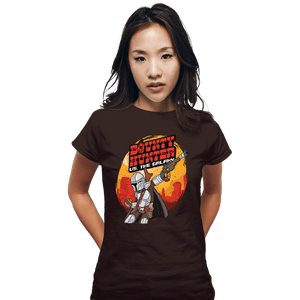 Secret_Shirts Fitted Shirts, Woman / Small / Black Bounty Hunter VS The Galaxy