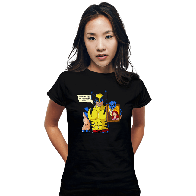 Daily_Deal_Shirts Fitted Shirts, Woman / Small / Black Look At This Photograph