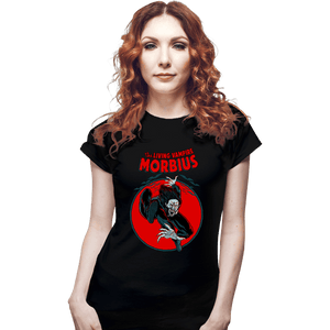 Shirts Fitted Shirts, Woman / Small / Black The Living Vampire Morbius