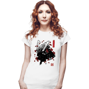 Daily_Deal_Shirts Fitted Shirts, Woman / Small / White The Darth Samurai