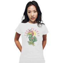 Load image into Gallery viewer, Shirts Fitted Shirts, Woman / Small / White Corn Flakes
