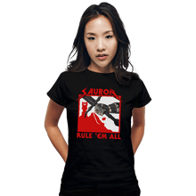 Load image into Gallery viewer, Secret_Shirts Fitted Shirts, Woman / Small / Black Sauron, Rule &#39;Em All
