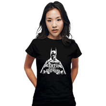 Load image into Gallery viewer, Daily_Deal_Shirts Fitted Shirts, Woman / Small / Black Keaton
