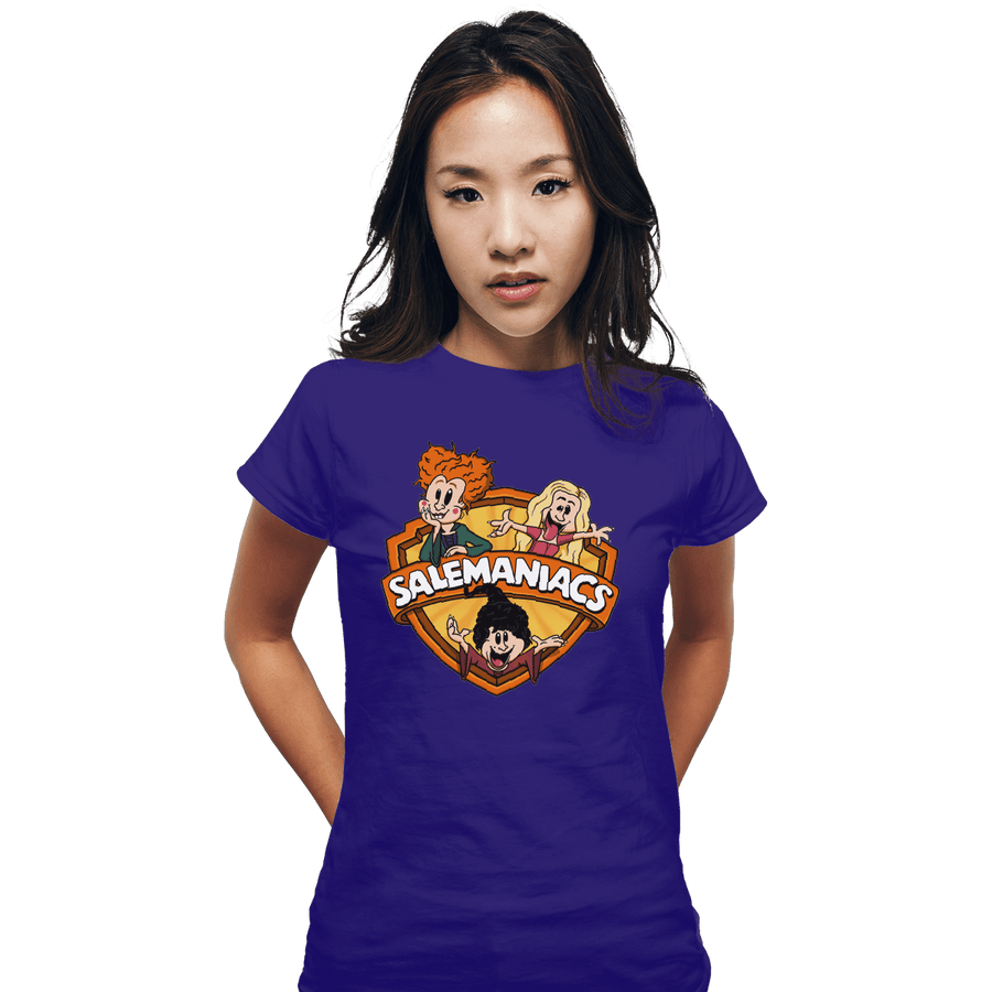 Shirts Fitted Shirts, Woman / Small / Violet Salemaniacs