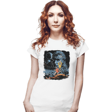Load image into Gallery viewer, Shirts Fitted Shirts, Woman / Small / White FTT Star Trek Wars
