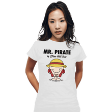 Load image into Gallery viewer, Shirts Fitted Shirts, Woman / Small / White The Little Mr Pirate
