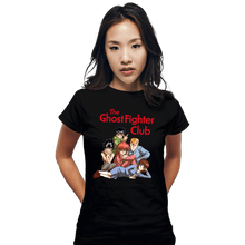 Load image into Gallery viewer, Secret_Shirts Fitted Shirts, Woman / Small / Black Ghost Fighters Club
