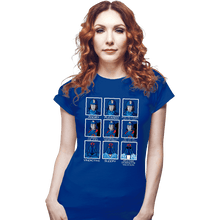 Load image into Gallery viewer, Daily_Deal_Shirts Fitted Shirts, Woman / Small / Royal Blue The Many Faces of Cobra Commander
