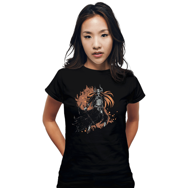 Daily_Deal_Shirts Fitted Shirts, Woman / Small / Black Ichigo Full Hollow