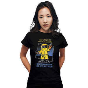 Shirts Fitted Shirts, Woman / Small / Black Vulcan Vader