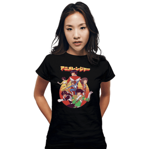 Shirts Fitted Shirts, Woman / Small / Black Animerenja