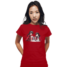 Load image into Gallery viewer, Shirts Fitted Shirts, Woman / Small / Red All In

