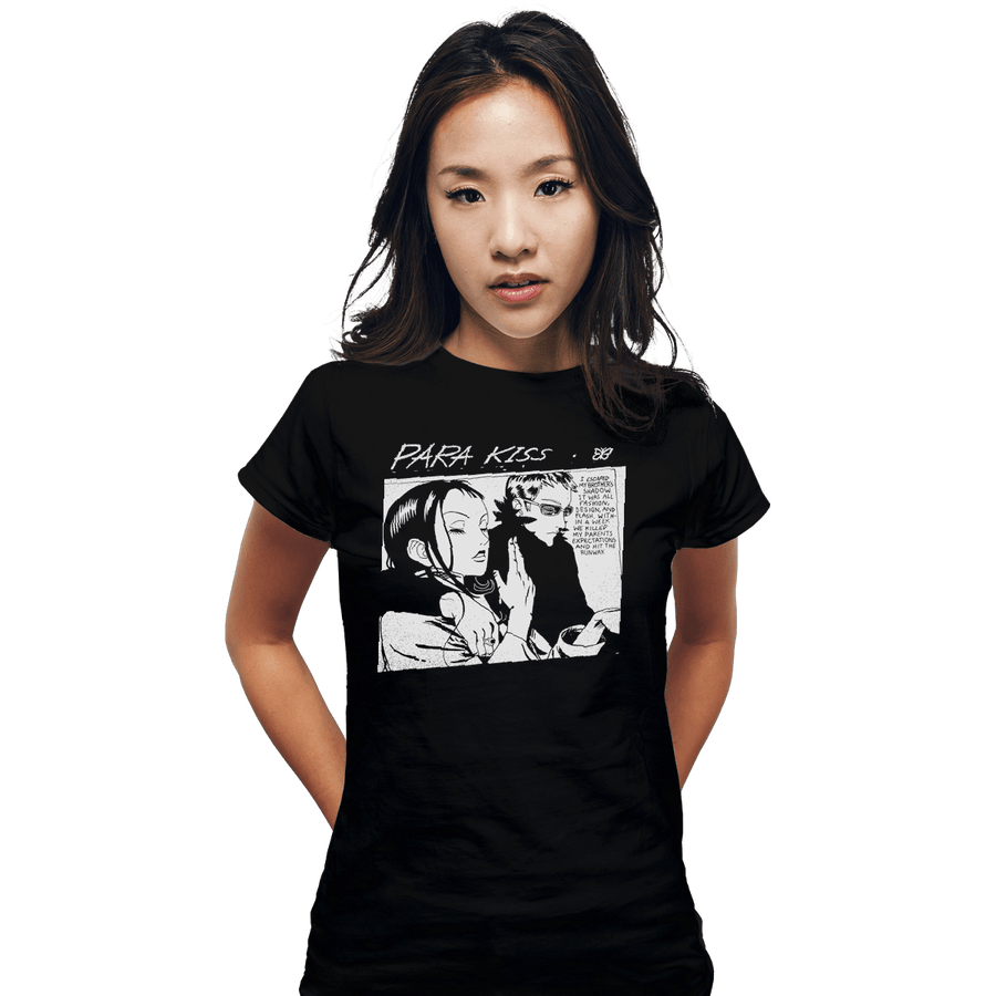 Shirts Fitted Shirts, Woman / Small / Black Para Kiss