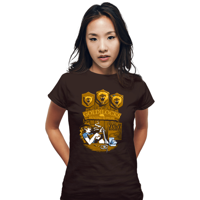 Secret_Shirts Fitted Shirts, Woman / Small / Black Goldilocks