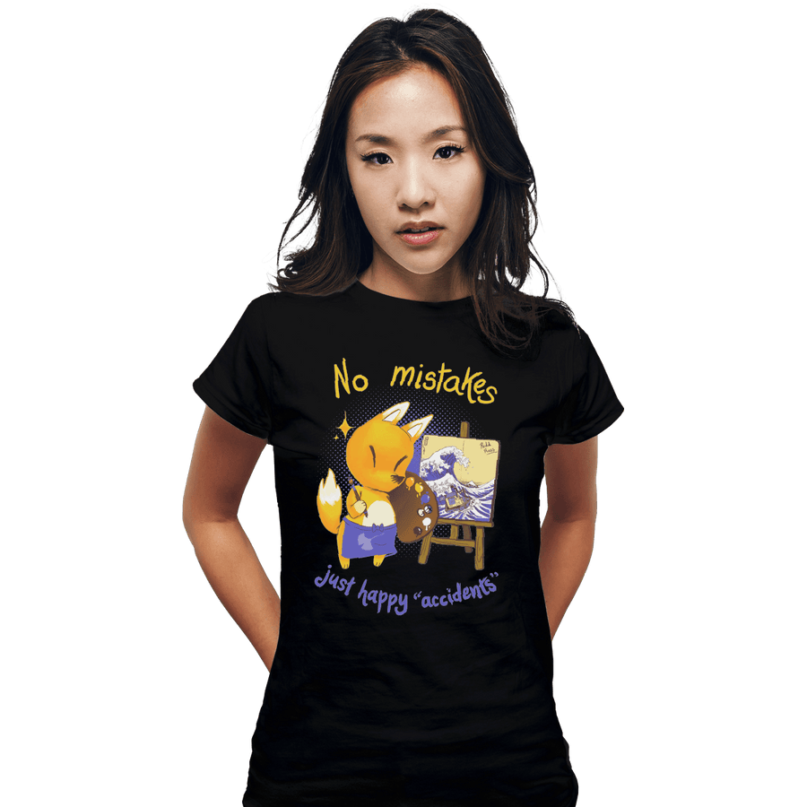 Shirts Fitted Shirts, Woman / Small / Black Happy Accidents