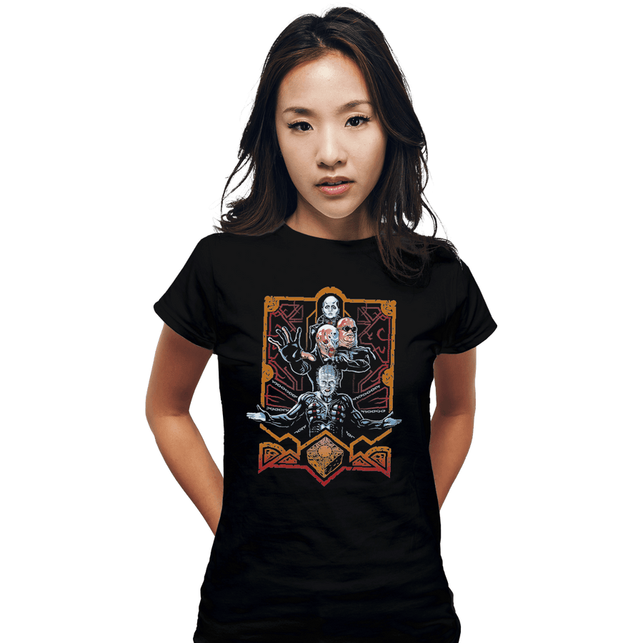 Shirts Fitted Shirts, Woman / Small / Black Enter The Cenobites