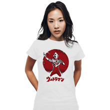 Load image into Gallery viewer, Shirts Fitted Shirts, Woman / Small / White Ultra Crusader
