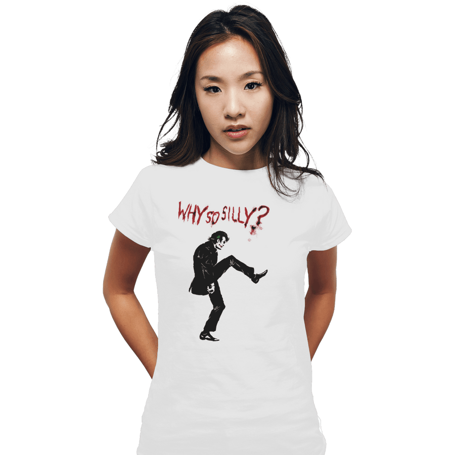 Shirts Fitted Shirts, Woman / Small / White Silly