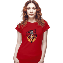Load image into Gallery viewer, Secret_Shirts Fitted Shirts, Woman / Small / Red Red Comet
